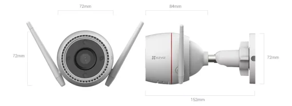 Camara Wifi EZVIZ H3c 2k+ de 4mp - Image 3